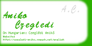 aniko czegledi business card